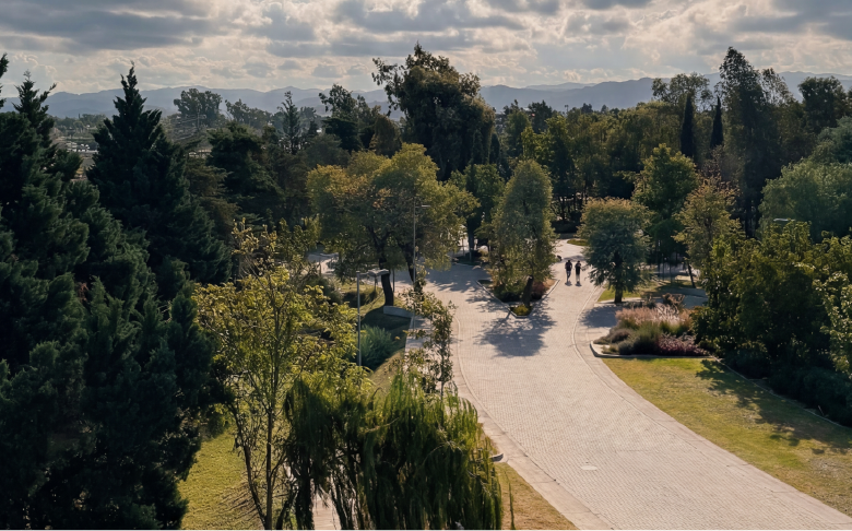 Vista aérea Parque Comercial Nuevallende