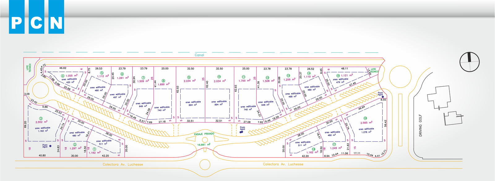 Plano del Parque Comercial Nuevallende